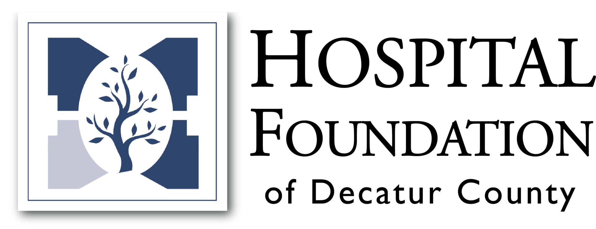 2024 Updated Foundation Shadow Horizontal Blue black Hospital-Foundation-Logo