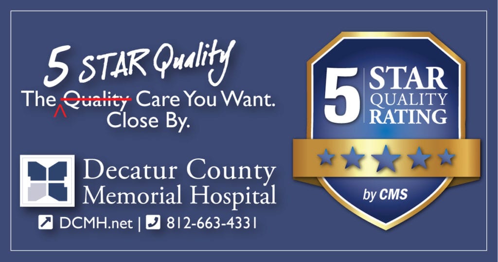 five start quality rating Greensburg Memorial Hospital