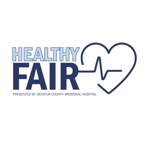 2026 Healthy Fair logo Presented by Decatur County Memorial Hospital
