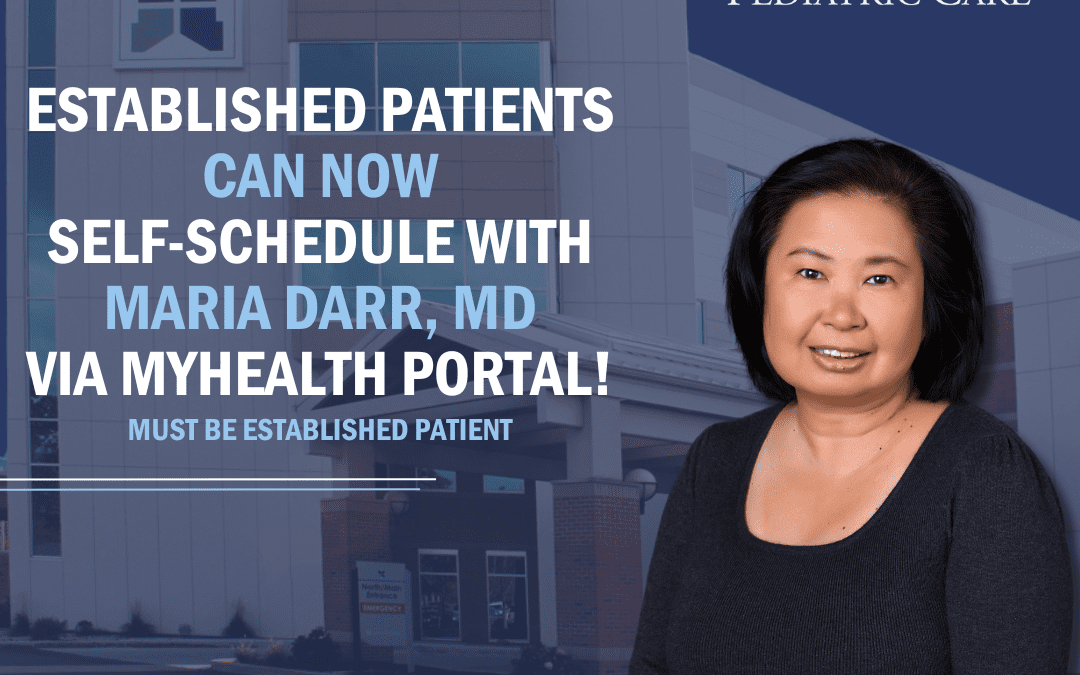 DCMH Announces Self-Scheduling with Maria Darr, MD